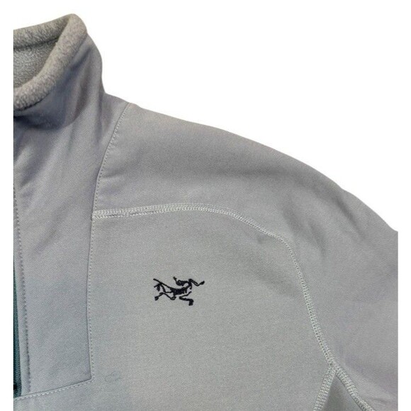 Vtg ARC'TERYX Blue Polartec FLEECE 1/4 Zip Size Large Hiking Gorp Unisex - READ - Picture 2 of 8